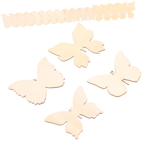SEWOART 48 Stück Teiliges Holz Schmetterling zum Bemalen Unvollendete Holzscheiben für DIY Bastelprojekte Natürliche Holzplatten für Dekorative Handarbeiten für Kreative SEWOART 48 Stück Teiliges Holz Schmetterling zum Bemalen Unvollendete Holzscheiben für DIY Bastelprojekte Natürliche Holzplatten für Dekorative Handarbeiten für Kreative von SEWOART