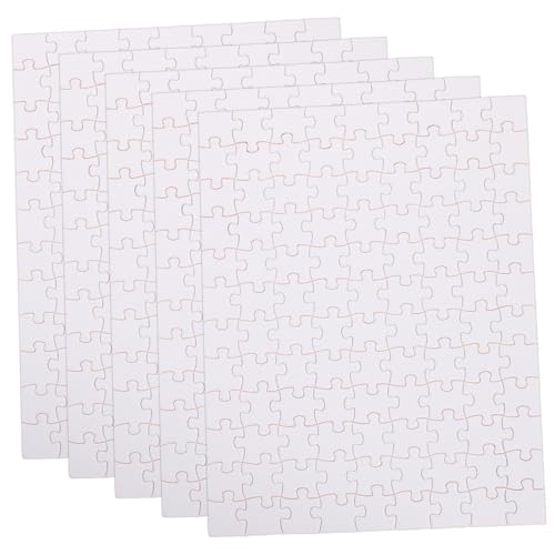 SEWOART 5 Blätter Teiliges Blanko holzpuzzle Sublimation DIY Sublimierbare Jigsaw Puzzle für Individuelle Wärmeübertragung Kreative Bastelidee zum Selbergestalten und Bemalen SEWOART 5 Blätter Teiliges Blanko holzpuzzle Sublimation DIY Sublimierbare Jigsaw Puzzle für Individuelle Wärmeübertragung Kreative Bastelidee zum Selbergestalten und Bemalen von SEWOART