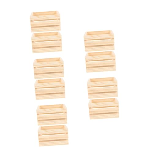 SEWOART 5 Sätze Miniatur Holz Körbchen Puppenhaus Deko Kleine Kiefernholzkisten Für Aufbewahrung Mini Supermarkt Lebensmittel Getränke Display 2 Stück * 5 SEWOART 5 Sätze Miniatur Holz Körbchen Puppenhaus Deko Kleine Kiefernholzkisten Für Aufbewahrung Mini Supermarkt Lebensmittel Getränke Display 2 Stück * 5 von SEWOART