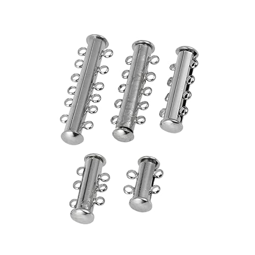 SEWOART 5 Stück Rohrverschluss DIY Schmuckzubehör Magnetverschluss für Schmuck Schließe Sterling Perlen Herstellung Halskette Strand Bausatz Schmuck Armbänder SEWOART 5 Stück Rohrverschluss DIY Schmuckzubehör Magnetverschluss für Schmuck Schließe Sterling Perlen Herstellung Halskette Strand Bausatz Schmuck Armbänder von SEWOART