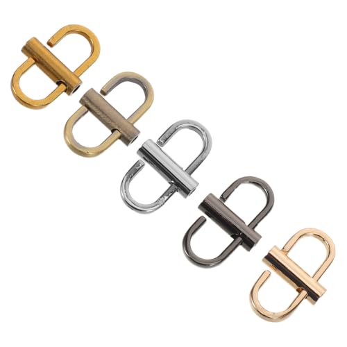 SEWOART 5 Stück Teiliges Metall Schnallen zur Längenverstellung für Handtaschen Schulterriemen Langlebige Stabile Clips zur Einfachen und Schnellen Anpassung von Taschenriemen in SEWOART 5 Stück Teiliges Metall Schnallen zur Längenverstellung für Handtaschen Schulterriemen Langlebige Stabile Clips zur Einfachen und Schnellen Anpassung von Taschenriemen in von SEWOART