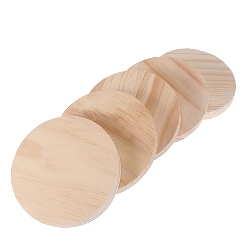 SEWOART 5 Stück Teiliges Runde Holzscheiben Durchmesser Natürliche Holzplatten DIY Basteln Holzplatten Zubehör Handwerk Material für Dekoration und Kunsthandwerk SEWOART 5 Stück Teiliges Runde Holzscheiben Durchmesser Natürliche Holzplatten DIY Basteln Holzplatten Zubehör Handwerk Material für Dekoration und Kunsthandwerk von SEWOART