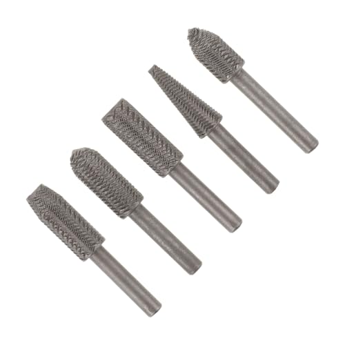 SEWOART 5 Stück Teiliges Set Rotationsfeilen für Holzgravur Hochgeschwindigkeitsstahl Rotary Bits für DIY Holzarbeiten zum Schnitzen Fräsen und Ausbessern von Materialien SEWOART 5 Stück Teiliges Set Rotationsfeilen für Holzgravur Hochgeschwindigkeitsstahl Rotary Bits für DIY Holzarbeiten zum Schnitzen Fräsen und Ausbessern von Materialien von SEWOART