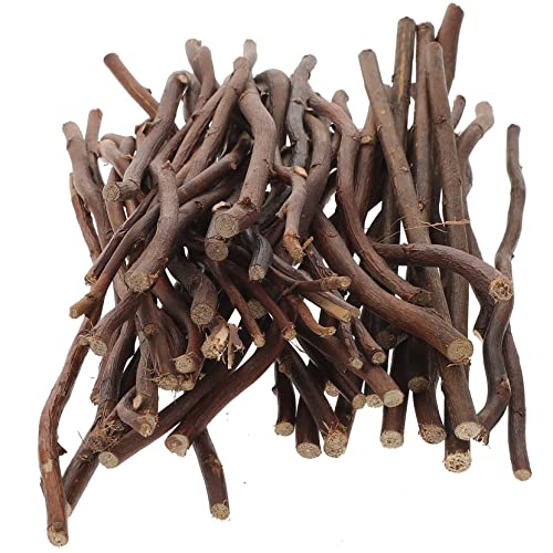 SEWOART 50 Stück Holzstäbe Zum Basteln 1 22 M Gartenrohr Zweige Holzstäbchen Natürliche Holzstäbe Zum Basteln Bastelzubehör Angenehmes Griffgefühl von SEWOART