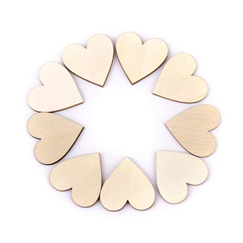 SEWOART 50 Stück Herz Holzscheiben für DIY Bastelprojekte Unbehandelte Naturholzscheiben für Scrapbooking Dekoration Hochzeiten und Mehr SEWOART 50 Stück Herz Holzscheiben für DIY Bastelprojekte Unbehandelte Naturholzscheiben für Scrapbooking Dekoration Hochzeiten und Mehr von SEWOART