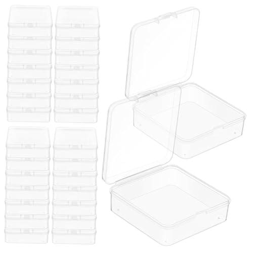 SEWOART 50 Stück Klare Stapelboxen aus PP Kunststoff mit Deckel Kompakte Aufbewahrungsboxen für Perlen Schmuck Bastelbedarf und Kleine Gegenstände Vielseitiger Organizer für Zuhause und SEWOART 50 Stück Klare Stapelboxen aus PP Kunststoff mit Deckel Kompakte Aufbewahrungsboxen für Perlen Schmuck Bastelbedarf und Kleine Gegenstände Vielseitiger Organizer für Zuhause und von SEWOART