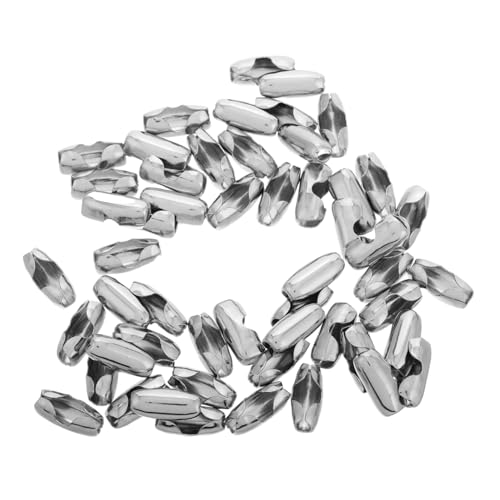 SEWOART 50 Stück Kugelkette Verbinder Verschlüsse für Schmuckherstellung und DIY Basteln Stabile Doppelseitige Kettenverschlüsse für Halsketten Armbänder Rostfreie Metallclip Verbinder SEWOART 50 Stück Kugelkette Verbinder Verschlüsse für Schmuckherstellung und DIY Basteln Stabile Doppelseitige Kettenverschlüsse für Halsketten Armbänder Rostfreie Metallclip Verbinder von SEWOART