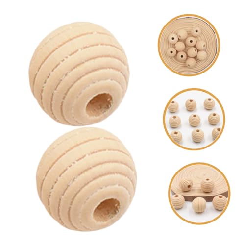 SEWOART 50 Stück Naturholzperlen mit Loch Runde Holzkugeln zum Auffädeln Langlebige DIY Schmuckperlen für Armband und Bastelprojekte Multifunktionale Holzperlen Zubehör SEWOART 50 Stück Naturholzperlen mit Loch Runde Holzkugeln zum Auffädeln Langlebige DIY Schmuckperlen für Armband und Bastelprojekte Multifunktionale Holzperlen Zubehör von SEWOART