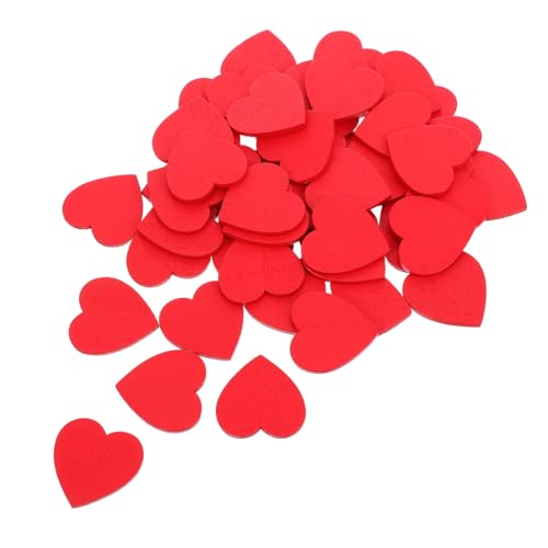 SEWOART 50 Stück Rote Herz Holzscheiben DIY Bastelholzstücke Glatte Oberfläche für Hochzeitsdeko Tischdekoration Handbemalbar Holzherz Streudeko Zubehör SEWOART 50 Stück Rote Herz Holzscheiben DIY Bastelholzstücke Glatte Oberfläche für Hochzeitsdeko Tischdekoration Handbemalbar Holzherz Streudeko Zubehör von SEWOART