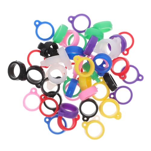 SEWOART 50 Stück Silikonringe Verlust Schlüsselanhänger Ringe Verstellbare Multifunktionale Lanyard Halter für Schmuck Schlüssel Stift Zubehör Zubehör SEWOART 50 Stück Silikonringe Verlust Schlüsselanhänger Ringe Verstellbare Multifunktionale Lanyard Halter für Schmuck Schlüssel Stift Zubehör Zubehör von SEWOART