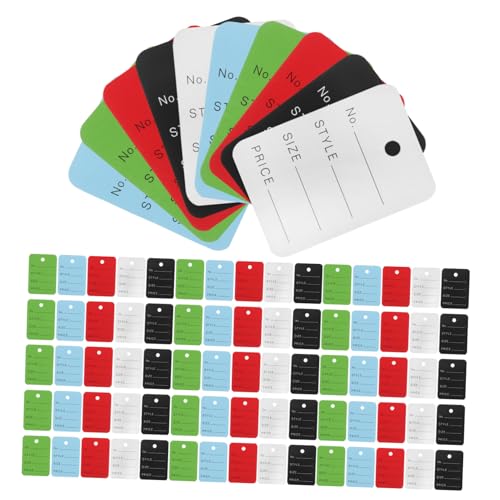 SEWOART 500 Stück Bunte Blanko Preisschilder mit Faden Kleine Beschreibbare Papieranhänger für Schmuck Kleidung Geschenke und Taschen Farben Einfache Organisation und Schnelle SEWOART 500 Stück Bunte Blanko Preisschilder mit Faden Kleine Beschreibbare Papieranhänger für Schmuck Kleidung Geschenke und Taschen Farben Einfache Organisation und Schnelle von SEWOART