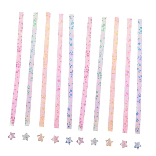 SEWOART 500 Stück Origami Papier Bunte Fluoreszierende Stern-faltstreifen mit Starkem Goldfarbenem Folienfinish Leicht Faltbare Dekopapiere für Basteln Partys Schulprojekte und DIY SEWOART 500 Stück Origami Papier Bunte Fluoreszierende Stern-faltstreifen mit Starkem Goldfarbenem Folienfinish Leicht Faltbare Dekopapiere für Basteln Partys Schulprojekte und DIY von SEWOART