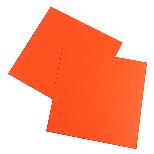 SEWOART 500 Stück Origami Papier für Orange Bastelpapier für Diy Faltprojekte und Handarbeiten für Kindergarten und Freizeitgestaltung von SEWOART