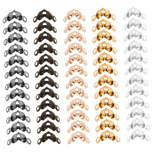 SEWOART 500Stücke DIY Perlenkappen Metallbeschichtet Offene Endkappen Für Schmuckzubehör Für Armbänder Und Halsketten Bastelideen Und Accessoires SEWOART 500Stücke DIY Perlenkappen Metallbeschichtet Offene Endkappen Für Schmuckzubehör Für Armbänder Und Halsketten Bastelideen Und Accessoires von SEWOART
