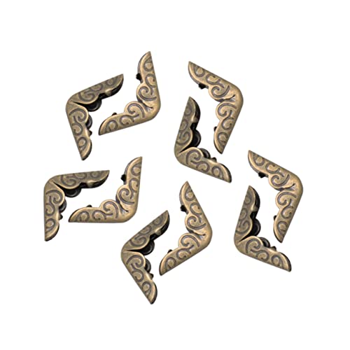 SEWOART 50Stücke Metall Buchecken Schutzecken für Scrapbooking Notizbücher und Alben Antik Bronze Dekorative Eckprotektoren Langlebig von SEWOART