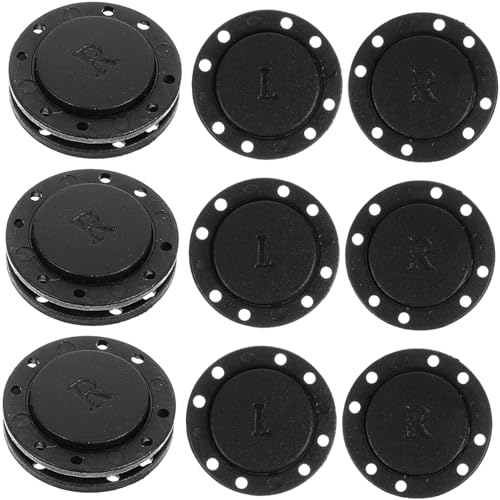 SEWOART 6 Paare Magnetische Knöpfe für Mäntel Unsichtbare Druckknöpfe mit Starkem Magnetverschluss Durchmesser für Diy Nähprojekte und Kreative Anwendungen Schwarz SEWOART 6 Paare Magnetische Knöpfe für Mäntel Unsichtbare Druckknöpfe mit Starkem Magnetverschluss Durchmesser für Diy Nähprojekte und Kreative Anwendungen Schwarz von SEWOART