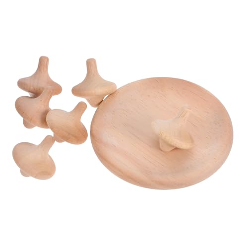 SEWOART 6 Stück Holz DIY Unbemalt Bastelspielzeug Handgefertigte Drehbare Spielzeuge Kreativität Hand Auge Koordination und Logischem für Drinnen SEWOART 6 Stück Holz DIY Unbemalt Bastelspielzeug Handgefertigte Drehbare Spielzeuge Kreativität Hand Auge Koordination und Logischem für Drinnen von SEWOART