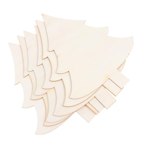 SEWOART 6 Stück Holz Weihnachtsbaum Anhänger DIY Graffiti Holzscheiben für Bastelprojekte Natürliche Holzmaterialien für Kreative Weihnachtsdekoration SEWOART 6 Stück Holz Weihnachtsbaum Anhänger DIY Graffiti Holzscheiben für Bastelprojekte Natürliche Holzmaterialien für Kreative Weihnachtsdekoration von SEWOART