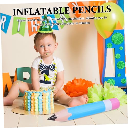 SEWOART 6 Stück Teiliges Aufblasbare PVC Bleistift Dekorationen Große Bunte Schulstift Ballons und Leicht für Klassenzimmer Geburtstagsfeiern Einschulung und Abschlussfeier SEWOART 6 Stück Teiliges Aufblasbare PVC Bleistift Dekorationen Große Bunte Schulstift Ballons und Leicht für Klassenzimmer Geburtstagsfeiern Einschulung und Abschlussfeier von SEWOART
