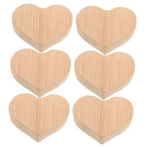 SEWOART 6 Stück Teiliges Holzherzen zum Basteln Natürliche Unbehandelte Holzstücke für DIY Malerei Kinderfreundliche Holzmodelle Vielseitige Holzplatten für Kreative Handwerksprojekte SEWOART 6 Stück Teiliges Holzherzen zum Basteln Natürliche Unbehandelte Holzstücke für DIY Malerei Kinderfreundliche Holzmodelle Vielseitige Holzplatten für Kreative Handwerksprojekte von SEWOART