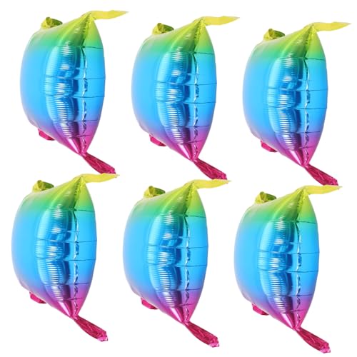SEWOART 6 Stück Teiliges Quadratische Aluminiumfolie Luftballons mit Elegantem Farbverlauf Metallische Partydekorationen Dekorative Geburtstagsballons Universelle Deko für Feierlichkeiten SEWOART 6 Stück Teiliges Quadratische Aluminiumfolie Luftballons mit Elegantem Farbverlauf Metallische Partydekorationen Dekorative Geburtstagsballons Universelle Deko für Feierlichkeiten von SEWOART