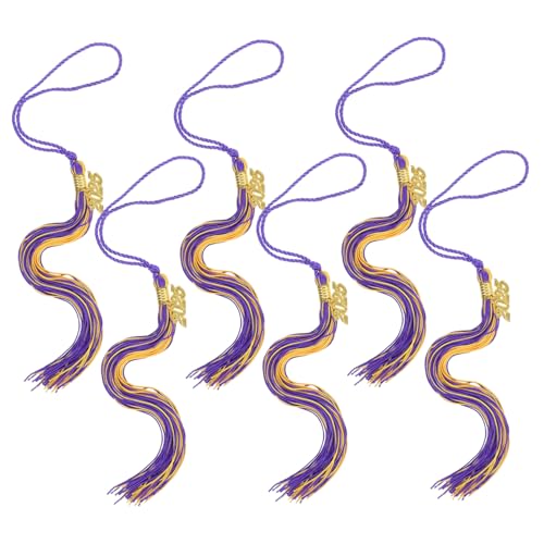 SEWOART 6 Stück Teiliges Quasten für Bachelor Hüte Fade Resistente Abschluss Hut Dekorationen für Abschlussfeier Einfache Installation Weiche Materialien Design SEWOART 6 Stück Teiliges Quasten für Bachelor Hüte Fade Resistente Abschluss Hut Dekorationen für Abschlussfeier Einfache Installation Weiche Materialien Design von SEWOART