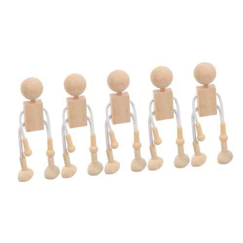 SEWOART 6 Stück Teiliges Unvollendete Holzfiguren zum Basteln Kreative DIY Puppen für Malprojekte und Handwerksarbeiten Holzspielzeug Kreativität und Vorstellungskraft SEWOART 6 Stück Teiliges Unvollendete Holzfiguren zum Basteln Kreative DIY Puppen für Malprojekte und Handwerksarbeiten Holzspielzeug Kreativität und Vorstellungskraft von SEWOART