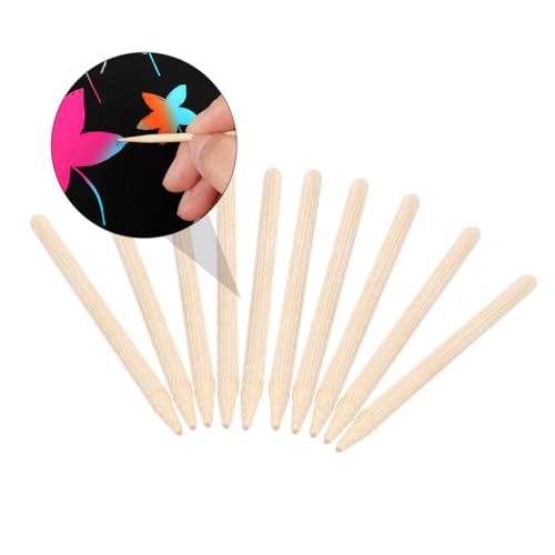 SEWOART 60 Stück Bambus Kratzstäbchen für Scratch Painting Glatte Oberfläche Verarbeitung Vielseitig für DIY Kunstprojekte Partydeko Gartenbeschilderung Sicher und Langlebig SEWOART 60 Stück Bambus Kratzstäbchen für Scratch Painting Glatte Oberfläche Verarbeitung Vielseitig für DIY Kunstprojekte Partydeko Gartenbeschilderung Sicher und Langlebig von SEWOART