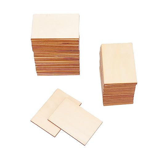 SEWOART Handicraft Accessory 60 Holzscheiben 7 6x5 1cm Umweltfreundliche Holzspäne Rechteckig Geformt Vielseitige Dekostücke SEWOART Handicraft Accessory 60 Holzscheiben 7 6x5 1cm Umweltfreundliche Holzspäne Rechteckig Geformt Vielseitige Dekostücke von SEWOART