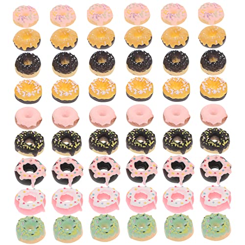 SEWOART 60 Stück Mini Resin Donuts Charms Bunte Diy Handyhüllen Dekoration Lebensechte Donut Figuren Flache Rückseite für Kreative Bastelprojekte für Schmuckherstellung und Puppenhaus SEWOART 60 Stück Mini Resin Donuts Charms Bunte Diy Handyhüllen Dekoration Lebensechte Donut Figuren Flache Rückseite für Kreative Bastelprojekte für Schmuckherstellung und Puppenhaus von SEWOART