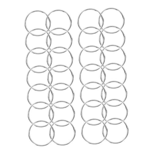 SEWOART 600 Stück Schlüsselringe DIY Schlüsselanhänger Robust Flexibel für Haus Auto Büro Zubehör Verbindungsschlaufen Silber SEWOART 600 Stück Schlüsselringe DIY Schlüsselanhänger Robust Flexibel für Haus Auto Büro Zubehör Verbindungsschlaufen Silber von SEWOART