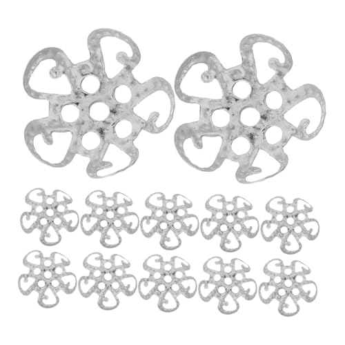 SEWOART 600 Stücke Metall Perlenkappen Blütenförmig Hohler Spacer Schmuck Endkappen für DIY Ohrringe Armbänder Halsketten Schmuckzubehör Schnellmontage und Perlenoptik SEWOART 600 Stücke Metall Perlenkappen Blütenförmig Hohler Spacer Schmuck Endkappen für DIY Ohrringe Armbänder Halsketten Schmuckzubehör Schnellmontage und Perlenoptik von SEWOART