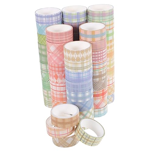 SEWOART 60Rollen Washi Tape Set Dekorative Klebebänder für Scrapbooking DIY Handwerk und Journaling Vielseitig Einsetzbar und Leicht zu Handhaben Projekte von SEWOART
