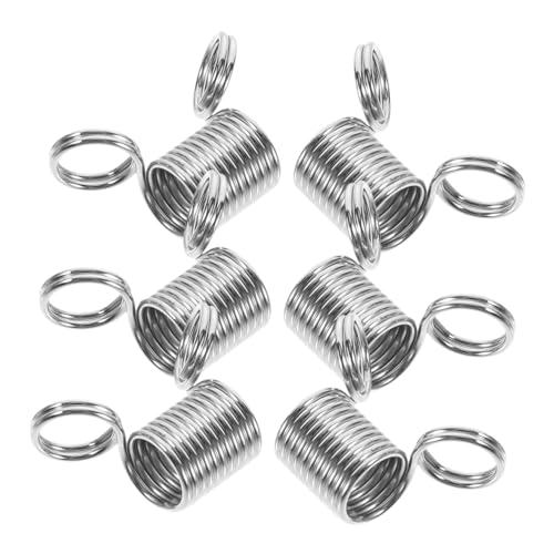 SEWOART 6Stücke Perlenstopper Metall Mini Feder für Schmuckherstellung Verhindert Verlust von Perlen für DIY Projekte SEWOART 6Stücke Perlenstopper Metall Mini Feder für Schmuckherstellung Verhindert Verlust von Perlen für DIY Projekte von SEWOART