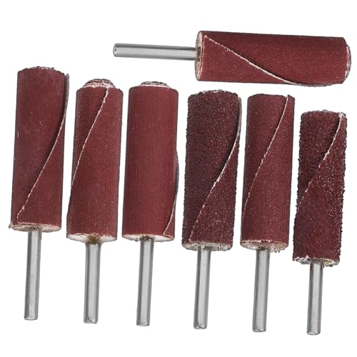 SEWOART 7 Stück Teiliges Schleiftrommel mit Schleifhülsen in Körnung Langlebige Schleifköpfe für Bohrmaschine Geeignet zum Schleifen und Polieren von Metall Holz und Kunststoff SEWOART 7 Stück Teiliges Schleiftrommel mit Schleifhülsen in Körnung Langlebige Schleifköpfe für Bohrmaschine Geeignet zum Schleifen und Polieren von Metall Holz und Kunststoff von SEWOART