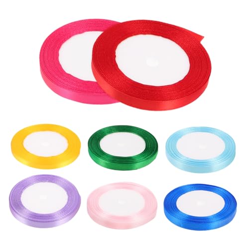 SEWOART 8 Rollen Teiliges Satinbänder Breit Farbenfrohe Polyester Geschenkband für Basteln Hochzeit Geburtstag DIY Dekoration Strapazierfähig Leicht zu Verarbeiten Vielseitig Einsetzbar SEWOART 8 Rollen Teiliges Satinbänder Breit Farbenfrohe Polyester Geschenkband für Basteln Hochzeit Geburtstag DIY Dekoration Strapazierfähig Leicht zu Verarbeiten Vielseitig Einsetzbar von SEWOART