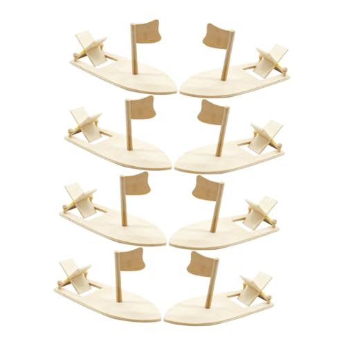 SEWOART 8 Stück Teiliges DIY Holz Segelboot Modell Bastelset für Unbemalt Handliche Holzboote zum Bemalen Malset zur Dekoration Langlebiges Holzspielzeug Feinmotorik SEWOART 8 Stück Teiliges DIY Holz Segelboot Modell Bastelset für Unbemalt Handliche Holzboote zum Bemalen Malset zur Dekoration Langlebiges Holzspielzeug Feinmotorik von SEWOART