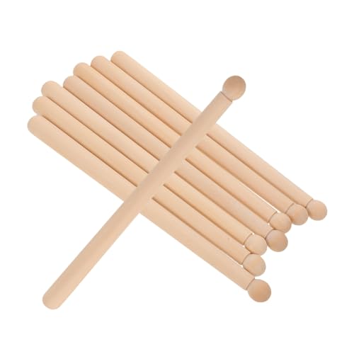 SEWOART 8 Stück Teiliges Holz Drumsticks für Rutschfester Beschichtung Handgefertigte Schlagzeugsticks für Elektronische und Marschtrommeln Stabile Griffigkeit für Verbessertes Üben SEWOART 8 Stück Teiliges Holz Drumsticks für Rutschfester Beschichtung Handgefertigte Schlagzeugsticks für Elektronische und Marschtrommeln Stabile Griffigkeit für Verbessertes Üben von SEWOART