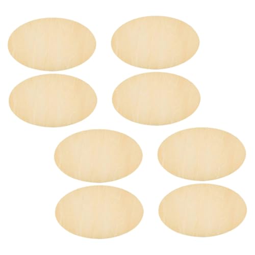 SEWOART 8 Stück Unlackierte Teilig Holz Oval Zuschnitte für DIY Basteln und Heimdekoration Stabile Holzscheiben für Kunst und Handwerksprojekte SEWOART 8 Stück Unlackierte Teilig Holz Oval Zuschnitte für DIY Basteln und Heimdekoration Stabile Holzscheiben für Kunst und Handwerksprojekte von SEWOART
