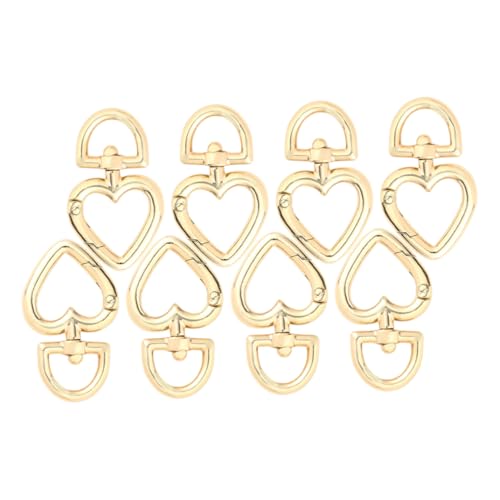 SEWOART 8Stücke Herzförmige Karabinerhaken Drehbare Schlüsselanhänger Clips für DIY Bastelprojekte Schmuckherstellung und Schlüsselorganisation Charmantes SEWOART 8Stücke Herzförmige Karabinerhaken Drehbare Schlüsselanhänger Clips für DIY Bastelprojekte Schmuckherstellung und Schlüsselorganisation Charmantes von SEWOART