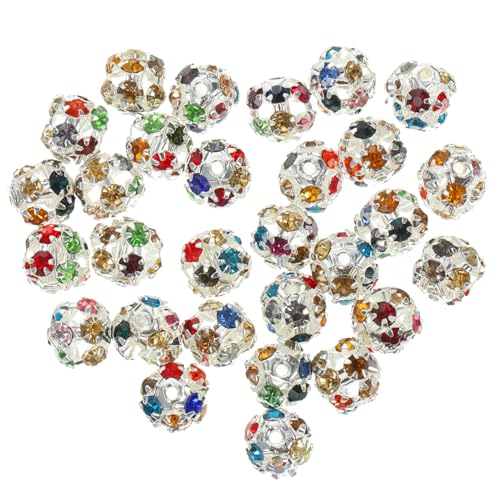 SEWOART 90 Stück Abstandshalterperlen Silberne Mischstein Perlen Diy Schmuck Bastelbedarf für Armbänder und Kreative Bastelperlen für Handarbeiten SEWOART 90 Stück Abstandshalterperlen Silberne Mischstein Perlen Diy Schmuck Bastelbedarf für Armbänder und Kreative Bastelperlen für Handarbeiten von SEWOART