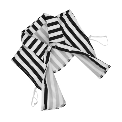 SEWOART Abnehmbarer Damen Blusenkragen Gestreift Halbkragen Komfortabler Fake Collar Für Büro Und Alltag Vielseitiger Modischer Einsatz Aus Atmungsaktivem Material SEWOART Abnehmbarer Damen Blusenkragen Gestreift Halbkragen Komfortabler Fake Collar Für Büro Und Alltag Vielseitiger Modischer Einsatz Aus Atmungsaktivem Material von SEWOART