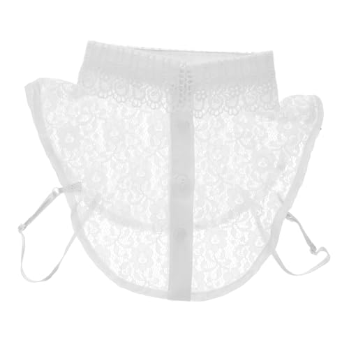 SEWOART Abnehmbarer Damen Fake Kragen aus Spitze Dekorativer Weicher Hemdkragen Komfortabel und Modisch Vielseitig Kombinierbar für Blusen und Oberteile Langlebiges Design Weißer SEWOART Abnehmbarer Damen Fake Kragen aus Spitze Dekorativer Weicher Hemdkragen Komfortabel und Modisch Vielseitig Kombinierbar für Blusen und Oberteile Langlebiges Design Weißer von SEWOART