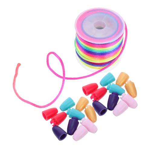 SEWOART Abnehmbarer Sicherheitsverschluss Kunststoffperlen Kupplung mit Farbigem Nylonband für Halsketten Armbänder Schlüsselanhänger DIY Schmuckherstellung zur Haut Langlebig und von SEWOART