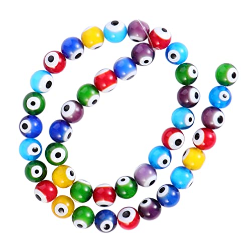 SEWOART Bunte Glasperlen für Schmuckherstellung Facettierte DIY Spacer Beads Lose Perlen zum Auffädeln für Armbänder und Halsketten Vielseitige Halloween Schmuck Zubehör von SEWOART