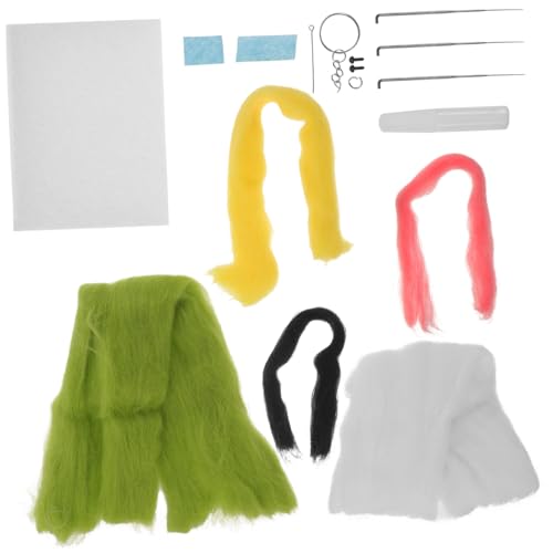 SEWOART DIY Filzmaterial für Nadelfilzen mit Komplettzubehör Handgefertigte Wollfilz Set Langlebiges Filzhandwerk für Anfänger und Kreative DIY projekte Praktisches Nadelfilz Kit SEWOART DIY Filzmaterial für Nadelfilzen mit Komplettzubehör Handgefertigte Wollfilz Set Langlebiges Filzhandwerk für Anfänger und Kreative DIY projekte Praktisches Nadelfilz Kit von SEWOART