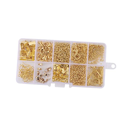 SEWOART DIY Ohrschmuck Zubehör Goldfarben Handmade Schmuckmaterial Ohranhänger Bastelset mit Klarer Aufbewahrungsbox Langlebig und Vielseitig für Individuelles Schmuck Selbermachen SEWOART DIY Ohrschmuck Zubehör Goldfarben Handmade Schmuckmaterial Ohranhänger Bastelset mit Klarer Aufbewahrungsbox Langlebig und Vielseitig für Individuelles Schmuck Selbermachen von SEWOART