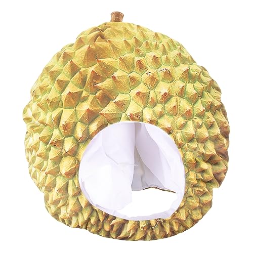 SEWOART Durian Kopfbedeckung Kostümhüte Für Erwachsene Obsthut Party Selfie Hut Performance Hut Partyhut Requisite Cosplay Kostümhut Karnevalshut Karnevalsfoto Requisite Durian von SEWOART