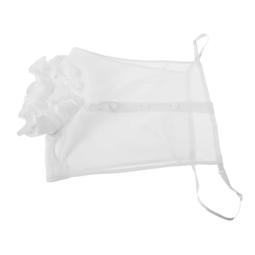 SEWOART Falscher Kragen Damen Rüschen design Abnehmbar Vielseitig Elegant für Büro Freizeit und Party Weiß Komfortabler Atmungsaktiver Stoff SEWOART Falscher Kragen Damen Rüschen design Abnehmbar Vielseitig Elegant für Büro Freizeit und Party Weiß Komfortabler Atmungsaktiver Stoff von SEWOART