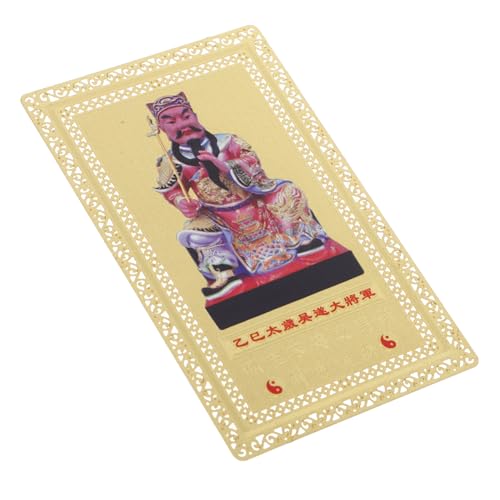 SEWOART Fengshui Taisui Amulettkarte Chinesische Schutzkarte für Wohlstand Glück und Spirituelle Energie für Chinesische Neujahr SEWOART Fengshui Taisui Amulettkarte Chinesische Schutzkarte für Wohlstand Glück und Spirituelle Energie für Chinesische Neujahr von SEWOART